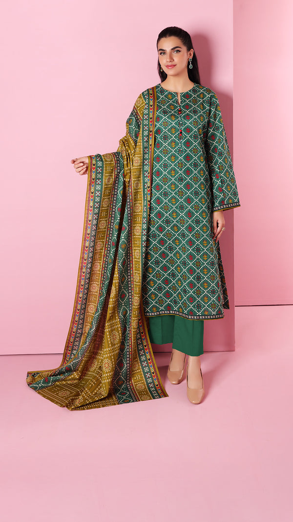 3 Piece - Digital Printed Suit